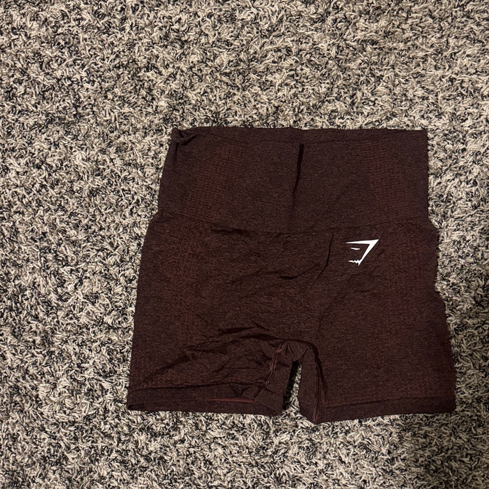 Gymshark Women's Dark Brown Bike Shorts